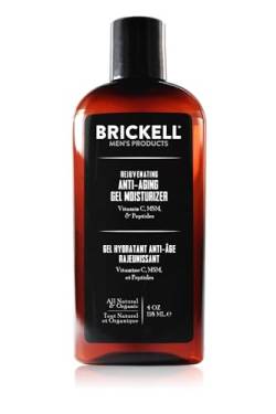 Brickell Men's Verjüngende Anti-Aging-Gel-Feuchtigkeitscreme für Männer, Natürlich und Biologisch, Schnell Einziehende Feuchtigkeitscreme, Reduziert Feine Linien und Falten (Duftend, 118 ml) von Brickell Men's Products
