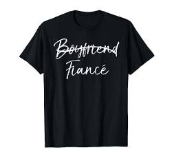 Engagement Gift for Groom Not Boyfriend Marked Out Fiance T-Shirt von Bride & Groom Wedding Design Studio