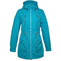 Brigg Regenjacke Damen Wetterjacke Lizzy Möwen-Print - Outdoor-Jacke Maritim mit Kapuze von Brigg