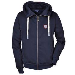 Brigg modische Kapuzen-Sweatjacke Marine Übergröße, Größe:3XL von Brigg