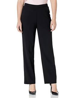 Briggs New York Damen Anzughose zum Hineinschlüpfen (Normale Kurze Länge) Klassische Hose, Schwarz, 48 von Briggs New York