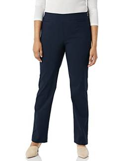 Briggs New York Damen Super Stretch Millennium Welt Pocket Pull On Career Pant Unterhose, Navy, 46 von Briggs New York