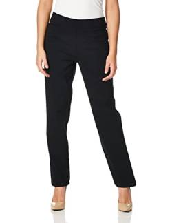Briggs New York Damen Super Stretch Millennium Welt Pocket Pull On Career Pant Unterhose, schwarz, 40 von Briggs New York