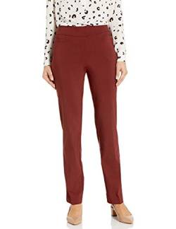 Briggs New York Damen Super Stretch Millennium Welt Pocket Pull on Career Pant Unterhose, Rust, 40 von Briggs New York