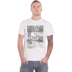 Bring Me The Horizon Therapy Männer T-Shirt weiß M 100% Baumwolle Band-Merch, Bands von Bring Me The Horizon