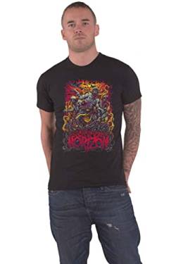 Bring Me The Horizon Zombie Army Männer T-Shirt schwarz L 100% Baumwolle Band-Merch, Bands von Bring Me The Horizon