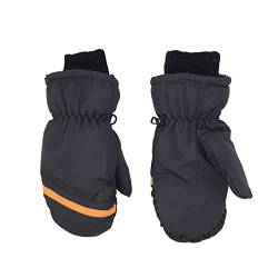 Briskorry 5-10 Jahren Kinder Handschuhe Skihandschuhe Rentier Druck Fäustlinge Winterzeit Kinderhandschuhe wasserdichte Winddichte Winterhandschuhe für Mädchen Jungen von Briskorry