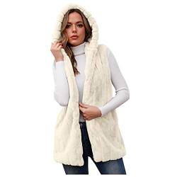 Briskorry Womens 'Winter Warm Faux Pelz Weste Mantel Jacke Fellweste Damen Pelzweste Weste Fell kunstfell Weste von Briskorry