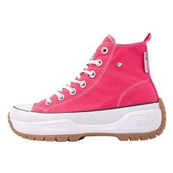 British Knights Damen Kaya MID Fly Sneaker, Hartes Rosa, 39 EU von British Knights