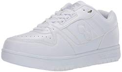 British Knights Herren Kings SL Low Classic Basketball Sneaker Turnschuh, weiß/weiß, 43 EU von British Knights