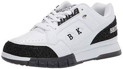 British Knights Herren Metros Sneaker, Weiß/Schwarz/Black Ice, 41 EU von British Knights