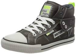 British Knights Herren ROCO Tag Sneaker, Dk Grey Neon Yellow, 44 EU von British Knights