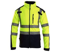 Brixton Flash Herren Fleece Jacke Reflektierend Vlies Schutzjacke Arbeitsjacke 320 g/m2 (XXL) von Brixton Flash