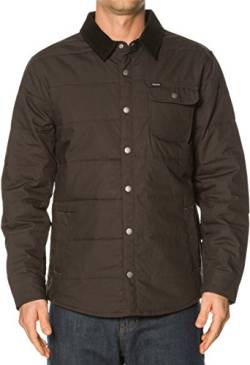 BRIXTON Herren Cass Tailored Fit Steppjacke, schwarz/schwarz, M von Brixton