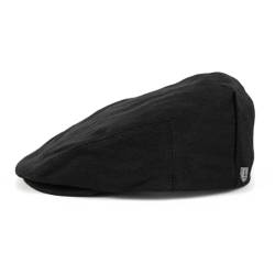 Brixton Cap Hooligan Black Herringbone Twill-M von Brixton