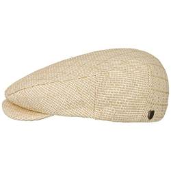 Brixton Summer Straw Flatcap Schirmmütze Schiebermütze Strohcap (S (54-55 cm) - Natur) von Brixton