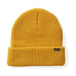 Brixton Unisex Becket Beanie Hat, Mustard, One Size von Brixton