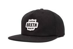Brixton Unisex Garth MEDIUM Profile Unstructured Adjustable Snapback Hut, schwarz/weiß, Einheitsgröße von Brixton