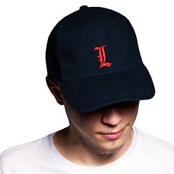 BroiderStudio Lucifer Morningstar Letter Lux Night Club Marine Baseball Delta Kappe Verstellbare Unisex Original Urban Logo Sticken von BroiderStudio