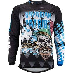 Broken Head MX Jersey Bavarian Patriot - Langarm Funktions-Shirt Für Moto-Cross, BMX, Mountain Bike, Offroad - S von Broken Head