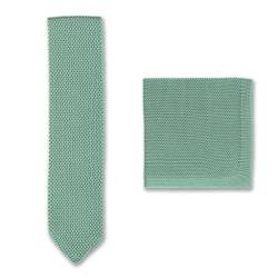 Broni&Bo Gestrickte Krawatte und Einstecktuch neuesten Hochzeitsstile für Bräutigame und Trauzeugen – Stilvolle, elegante Hochzeitsfarben von Broni&Bo