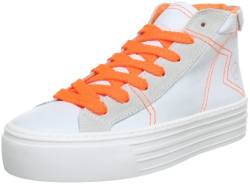 Bronx BX 425-787A644 43787-A644, Damen Sneaker, Weiß (white/ neon orange 644), EU 40 von Bronx