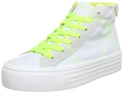 Bronx BX 425-787A645 43787-A645, Damen Sneaker, Weiß (white/ neon yellow 645), EU 36 von Bronx