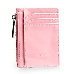 Bronzi® Geldbörse Herren | Geldbeutel Herren | Slim Wallet | Wallets for Men | Smart Wallet | RFID-Schutz | Geschenkbox - Italienische Marke (Zip Rose) von Bronzi