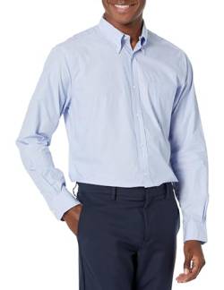 Brooks Brothers Herren Freitag Popeline Langarm Solid Sport Shirt, Hell, blau, Mittel von Brooks Brothers