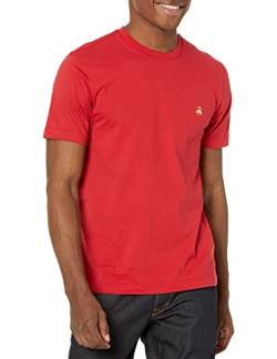 Brooks Brothers Herren Supima Rundhalsausschnitt, Baumwolle, kurzärmelig T-Shirt, Rot/Ausflug, einfarbig (Getaway Solids), XL von Brooks Brothers