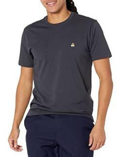 Brooks Brothers Men's Supima Cotton Short Sleeve Crewneck Logo T-Shirt, Navy von Brooks Brothers