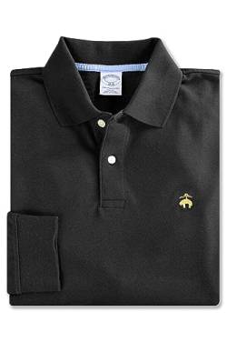 Brooks Brothers Slim Fit Poloshirt, 11321 Schwarz/Gold, XL von Brooks Brothers