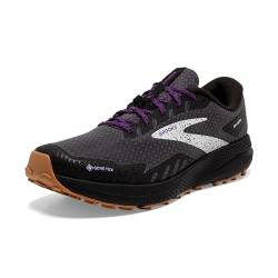 BROOKS Damen Divide 4 GTX Sneaker, Black/Blackened Pearl/Purple, 38.5 EU von Brooks