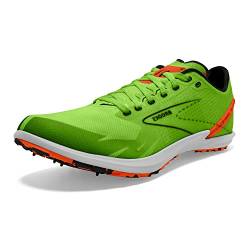 BROOKS Herren Draft XC Spikeless Sneaker, Green Gecko/Red Orange/White, 44.5 EU von Brooks