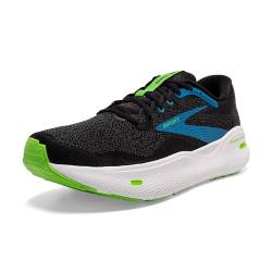 BROOKS Herren Ghost Max Sneaker, Black Atomic Blue Jasmin, 42.5 EU von Brooks