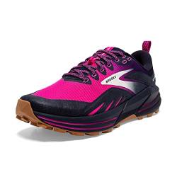 Brooks Damen Cascadia 16 Sneaker, Pecoat/Pink/Keks, 38.5 EU von Brooks