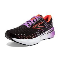 Brooks Damen Glycerin Gts 20 Running Shoe, Black Bellflower Fiesta, 37.5 EU Schmal von Brooks