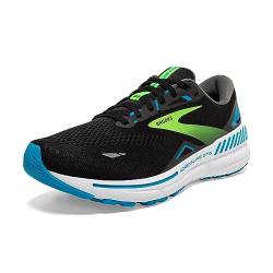 Brooks Herren Adrenaline Gts 23 Sneaker, Black Hawaiian Ocean Green, 40 EU von Brooks