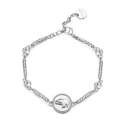 Brosway Armband Frau mit Symbol Elefant aus Edelstahl | Kollektion CHAKRA - BHKB157 von Brosway