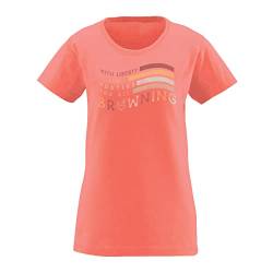 Browning Damen grafischem Muster, für Jagd und draußen, kurzärmelig T-Shirt, Groovy Flagge (Papaya), X-Large von Browning