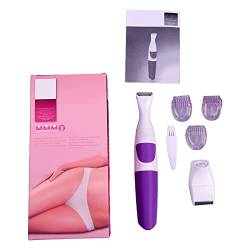 2-in-1-Haarentfernungs-Epilierer für Frauen, Kabelloser Bikini-Genie-Trimmer für die Haarentfernung in der Bikinizone, mit Scherkopf und Kamm von Brrnoo