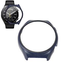 2-in-1-Uhrenbildschirm-Schutzhülle für Xiaomi S1, Schutzabdeckung, Modisches, Atmungsaktives, Flexibles Band, High-Definition-Uhrenbildschirm-Schutzhülle (Blau) von Brrnoo