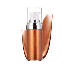 20 ml Highlighter Creme, Make-up Gesichtsglanz Bronzer Kosmetik Glänzender Körper Gesichtskontur-Creme für Gesicht, Körper, Lippen, Augen(4#) von Brrnoo