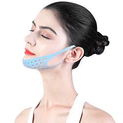Gesichtsgürtel, Doppelkinn Schlanker Atmungsaktiv Abnehmen Dünner Gesichtsgürtel Gesundheitswesen Gesichtskontur Massage Lifting Straffende Maske Gesichtsgürtel Bandage von Brrnoo