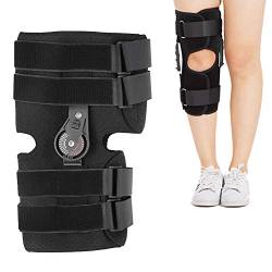 Knieorthese Sicherheitsschutz für Knie, Oper Einstellbare Kniegelenkstütze Orthese Brace Support Knieschiene Orthese Brace Support Bänderverletzungen Stützend(S) von Brrnoo