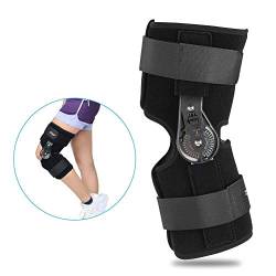 Knieschiene für orthopädische Bandverletzung, Knieorthese Verstellbare Kniestütze Sicherheitsschutz für Knie mehr Stabilität und Unterstützung, Kniebandagen beim Sport Stützend von Brrnoo