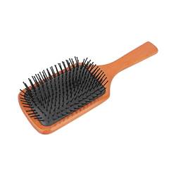 Paddel-Entwirrungs-Haarbürste für Frauen Männer, Haarbürste, Kamm, Haarbürste, Holzmassage, Wellness-Paddel-Haarbürste Zum Entwirren, Föhnen, Glätten von Brrnoo