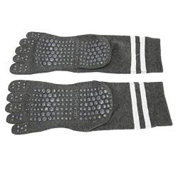 Schweißabsorbierende Zehensocken aus Baumwolle, Rutschfest, Ergonomisches Design, Warm und Bequem, Yoga-Socken mit Geteilten Zehen für den Winter von Brrnoo