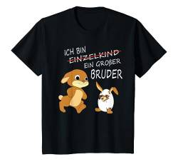 Kinder Outfit Spruch Ich werde grosser Bruder Baby Hasen Design T-Shirt von Bruder Baby Nachwuchs Geschwister Spruch Hase