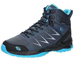 Brütting Damen Norwalk High Traillaufschuh, Marine/türkis, 36 EU von Brütting